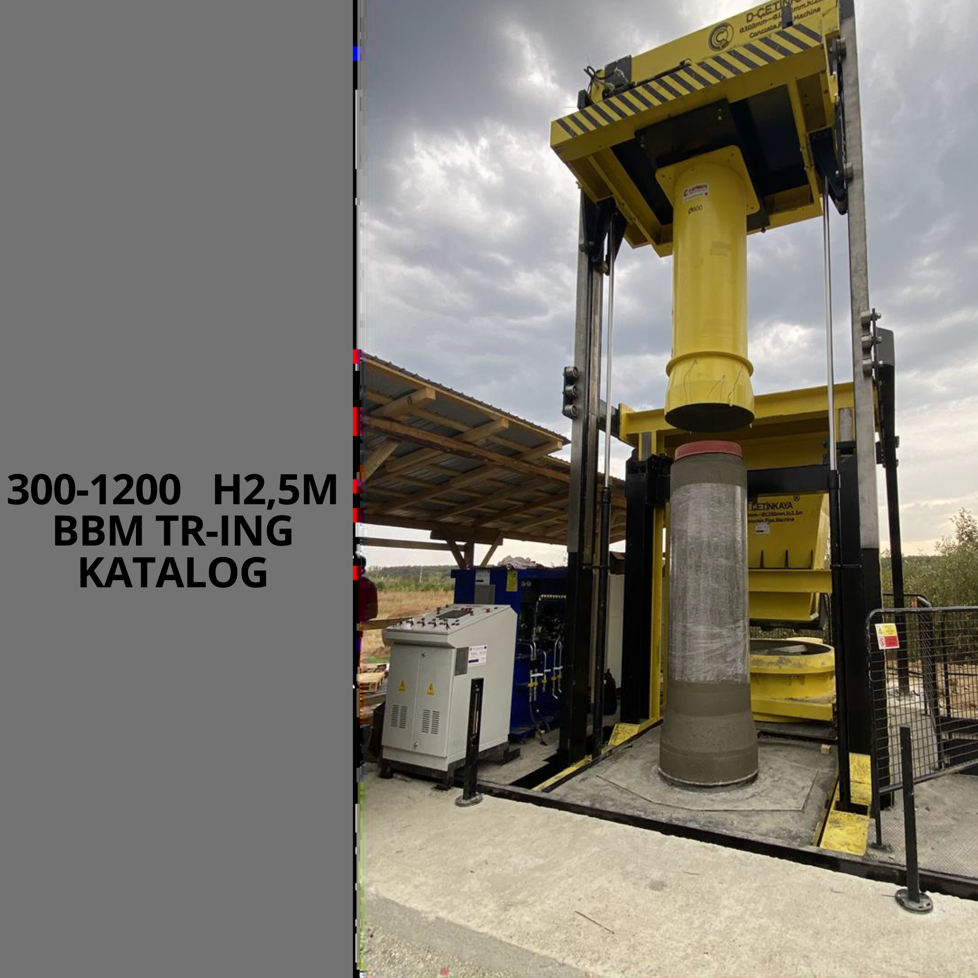 300-1200mm Beton Boru Makinası h:2,5m Kataloğu TR-ING